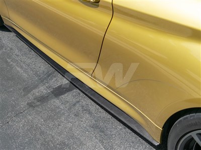 BMW F82 F83 M4 CF Side Skirt Extensions / 