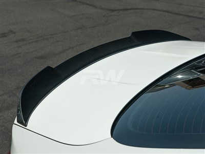 BMW F82 M4 CS Style Carbon Fiber Trunk Spoiler / 