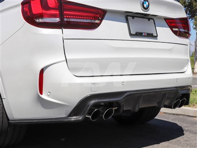 BMW F85 X5M 3D Style Carbon Fiber Diffuser / 