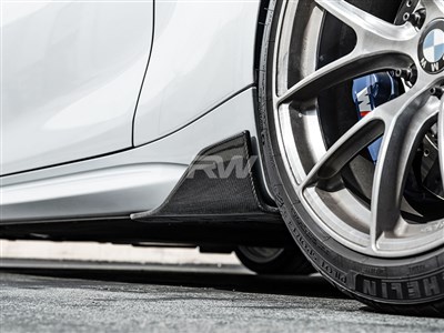 BMW F87 M2 Carbon Fiber Side Skirt Winglets / 