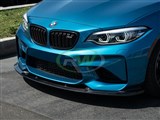 BMW F87 M2 3D Style CF Front Lip Spoiler / 