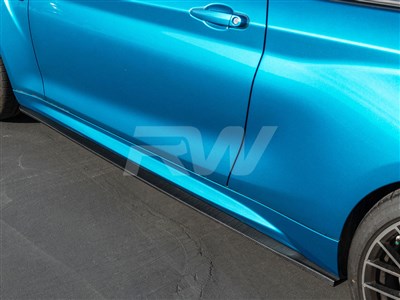 BMW F87 M2 Carbon Fiber Side Skirt Extensions