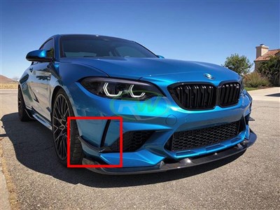 BMW F87 M2 Competition Carbon Fiber Canards / 