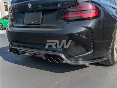 BMW F87 M2 3D Style Carbon Fiber Diffuser