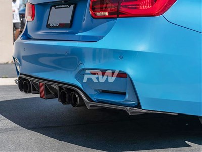 BMW F8x M3 M4 Kholen Style CF Rear Diffuser / 