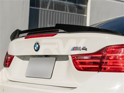 BMW F33/F83 M4 Style Carbon Fiber Trunk Spoiler / 