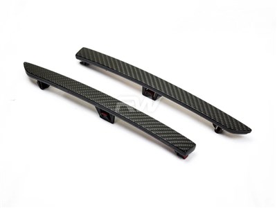 BMW F8X M3 M4 Carbon Fiber Rear Bumper Reflectors / 