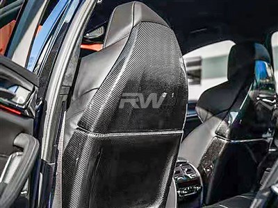 BMW F90 M5 Carbon Fiber Seat Backs / 