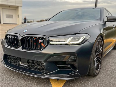 BMW F90 M5 LCI CS Style Full Carbon Fiber Front Lip