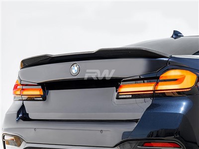 BMW G30 F90 Performance Style CF Trunk Spoiler / 