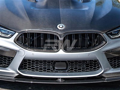 BMW F9x M8 / 8-Series Dual Slat Carbon Fiber Grille / 