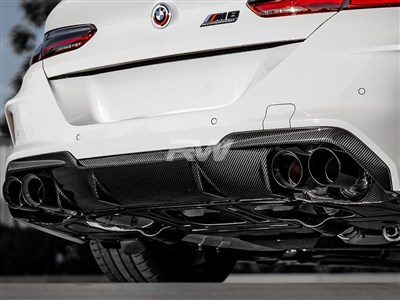 BMW F91 F92 F93 M8 OE Style Carbon Fiber Diffuser / 