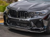 BMW F95 X5M Man Style Carbon Fiber Front Lip Spoiler / 
