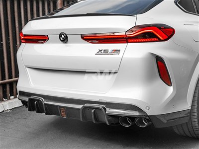 BMW F95 X5M/F96 X6M Man Style CF Diffuser / 