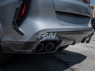 BMW F95 X5M F96 X6M GTX Carbon Fiber Diffuser / 
