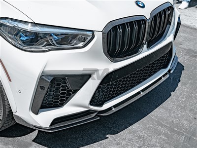 BMW F95 X5M Carbon Fiber Front Lip Spoiler