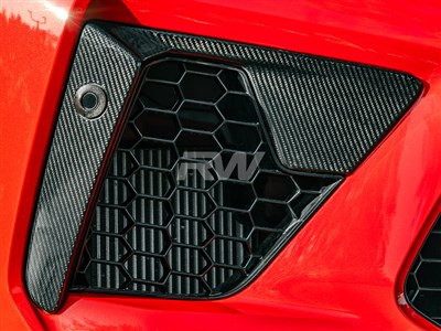 BMW F95 X5M Carbon Fiber Front Air Duct Trims / 