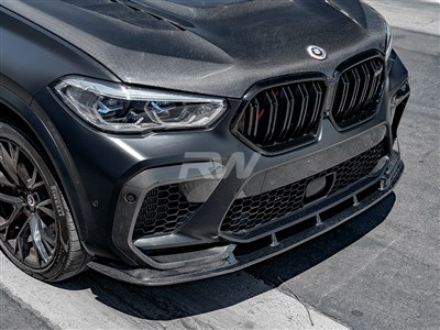 BMW F96 X6M RWS Carbon Fiber Front Lip