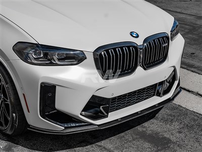 BMW F97 X3M F98 X4M LCI RWS Carbon Fiber Front Lip