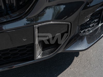 BMW G05 X5 Carbon Fiber Front Brake Duct Trim / 