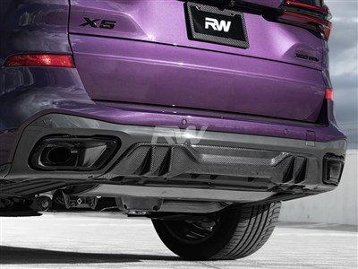 BMW G05 X5 Performance Style CF Rear Diffuser / 