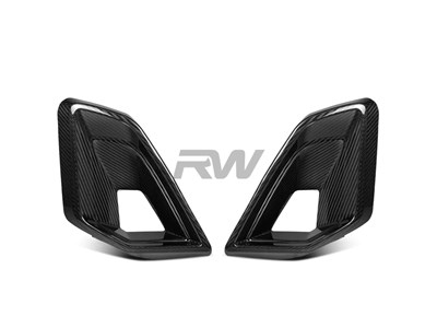 BMW G05 X5 LCI Carbon Fiber Front Air Duct Trims / 