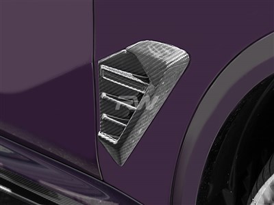 BMW G05 X5 F95 X5M LCI Carbon Fiber Fender Trims / 