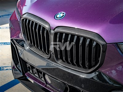 BMW G05 X5 LCI Carbon Fiber Grille Surrounds / 
