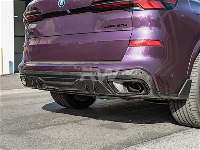 BMW G05 X5 RWS Carbon Fiber Rear Diffuser / 