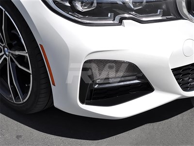 BMW G20 330i M-Sport Carbon Fiber Front Bumper Trim / 