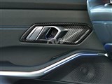 BMW G20 Carbon Fiber Interior Door Handle Trims / 