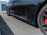 BMW G20 3 Series Carbon Fiber Side Skirt Extensions / 