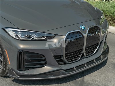 BMW G26 / i4 DTM Full Carbon Fiber Front Lip Spoiler / 