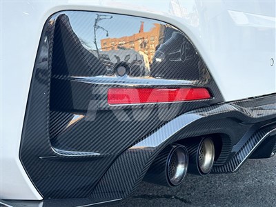 BMW G26 4-Series i4 Carbon Fiber Rear Trims / 