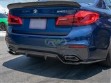 BMW G30 3D Style Carbon Fiber Rear Diffuser / 