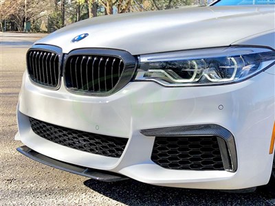 BMW G30 Carbon Fiber Center Front Lip / 