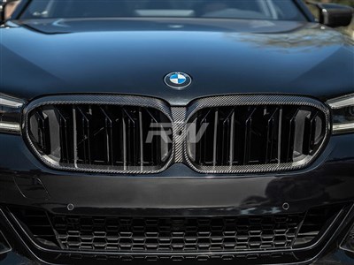 BMW F90 M5 LCI G30 LCI Carbon Fiber Grille Replacement / 