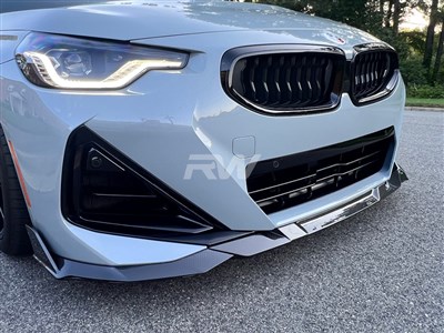 BMW G42 2-Series SQ Style Carbon Fiber Front Lip / 