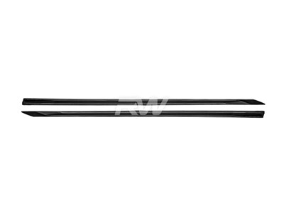 BMW G60 5-Series Carbon Fiber Side Skirt Extensions / 