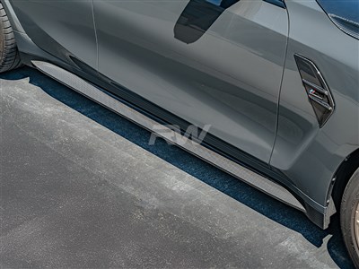 BMW G80 M3 OEM Style Full Carbon Fiber Side Skirts / 