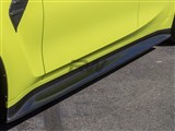BMW G80 M3 3D Style Carbon Fiber Side Skirt Extensions