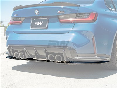 BMW G80 M3 RWS Carbon Fiber Lower Diffuser