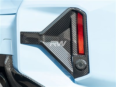 BMW G87 M2 Carbon Fiber Rear Reflector Trim / 