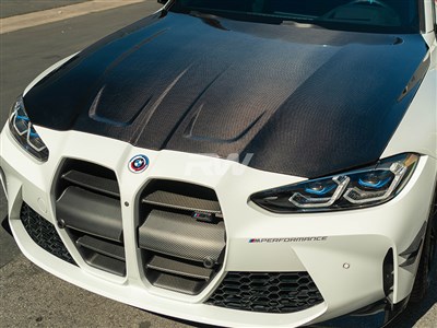 BMW G8X M3/M4 OEM Style Carbon Fiber Hood / 