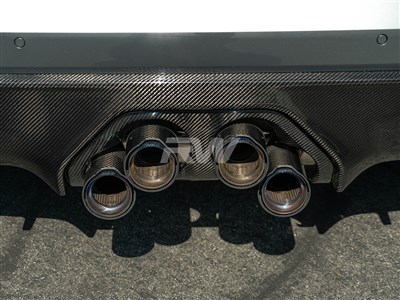 BMW G8X M3 M4 Performance Carbon Fiber Exhaust Cover / 