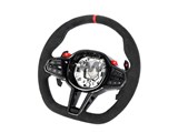 BMW G8X LCI Alcantara Carbon Fiber Steering Wheel / 