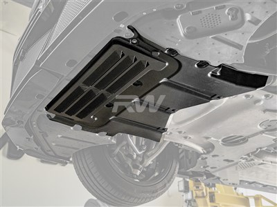 BMW G90/G99 M5 Carbon Fiber Oil Cooler Guard / 