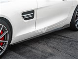 Mercedes C190 GT/GTS CF Side Skirt Extensions / 