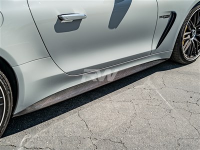 Mercedes C192 GT55 GT63 RWS CF Side Skirts / 