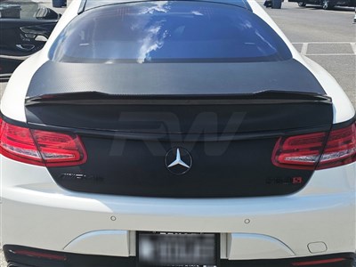 Mercedes C217 DTM Carbon Fiber Trunk Spoiler / 